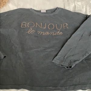 Girls Zara long sleeve shirt